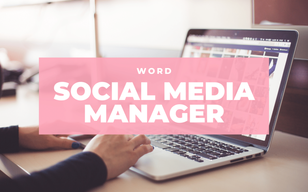 Social Media Manager Opleiding