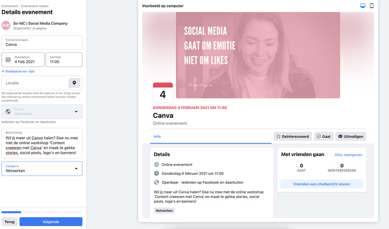 Geld verdienen met betaalde online evenementen op Facebook