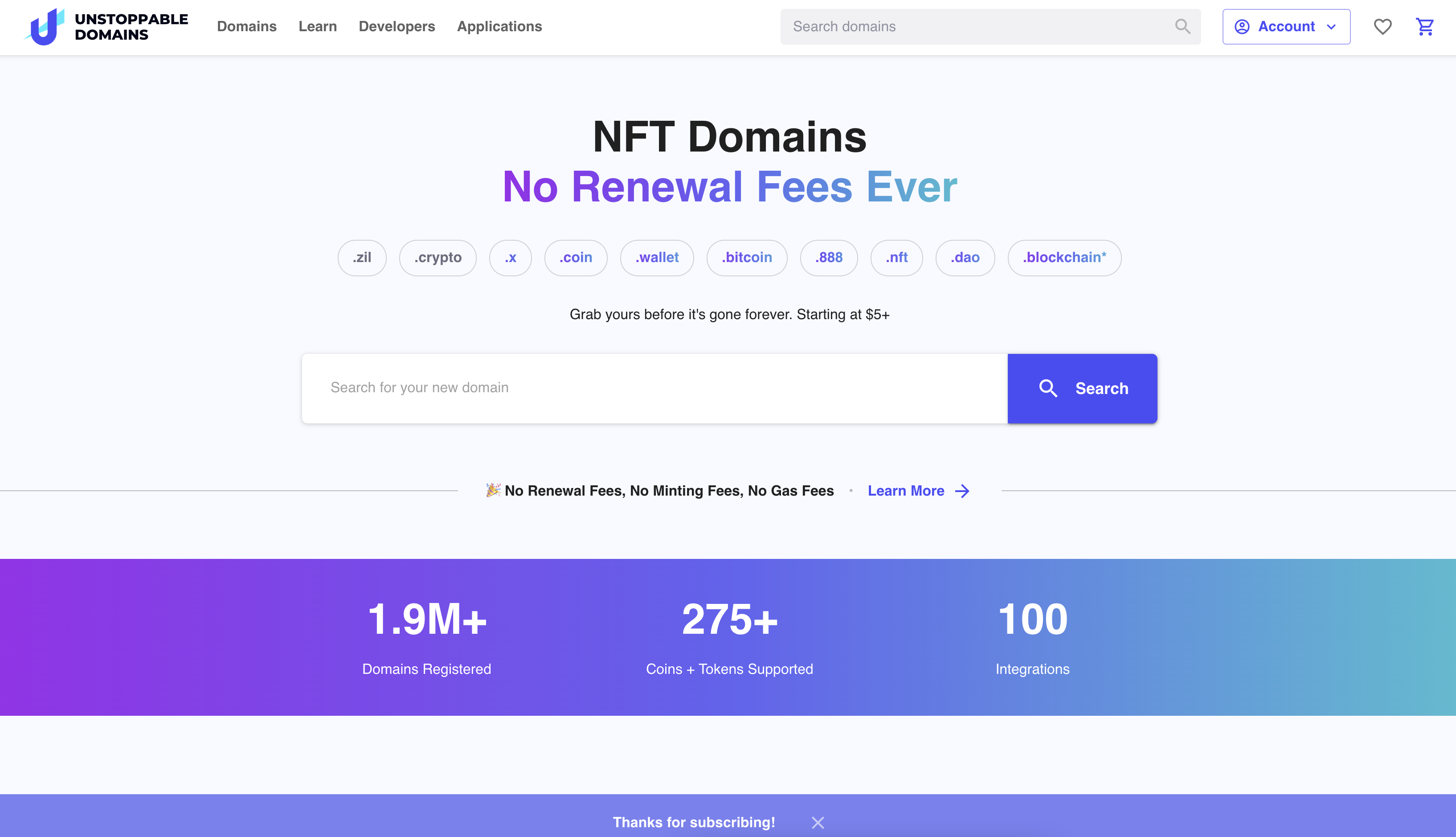 Unstoppable Domains Unstoppable Domains
