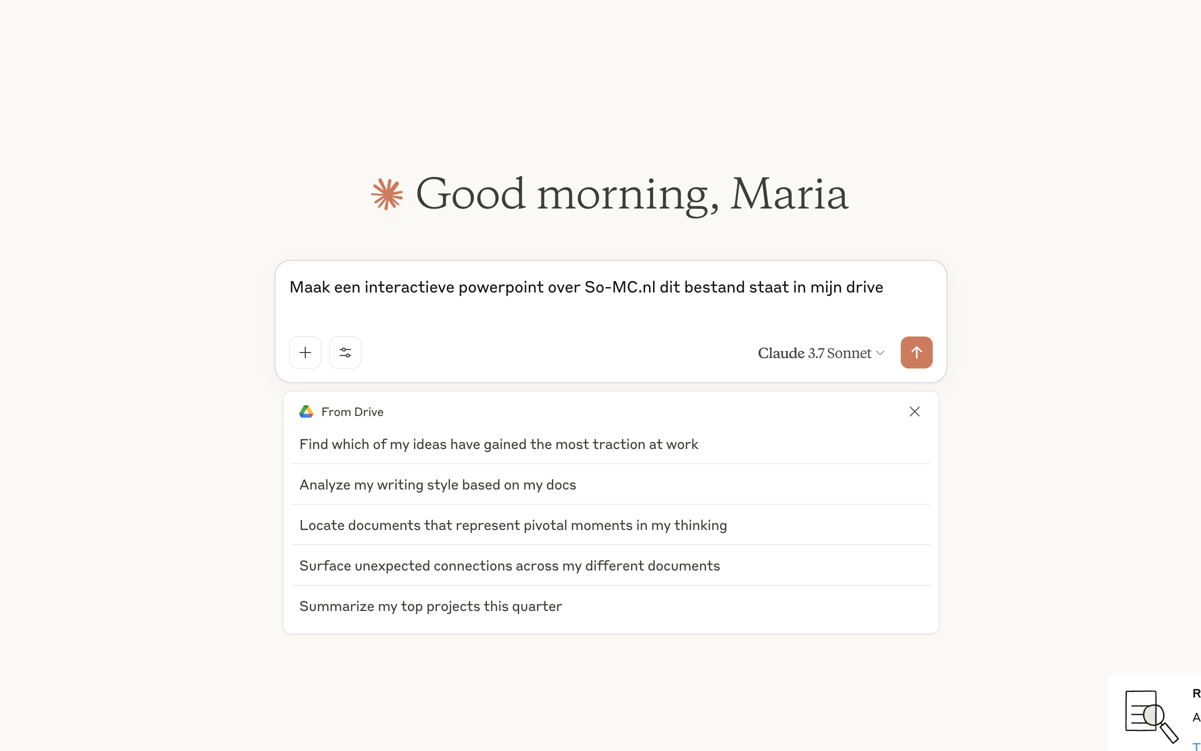 Claude AI koppeling met Artifacts en Google Workspace Claude AI koppeling met Artifacts en Google Workspace