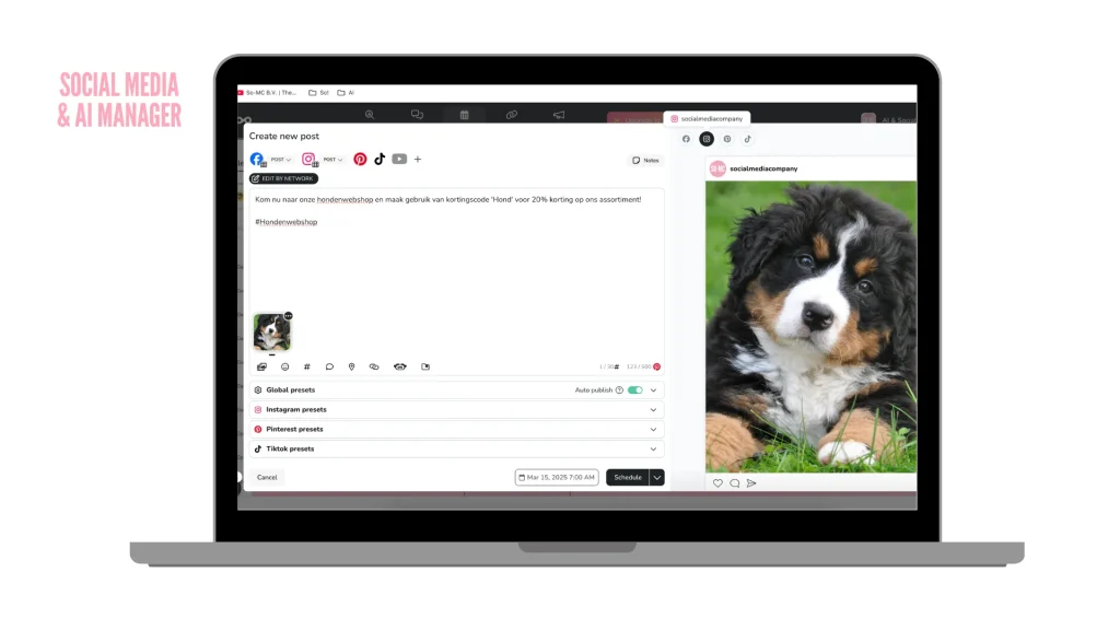 Social Media & AI Planningssoftware
