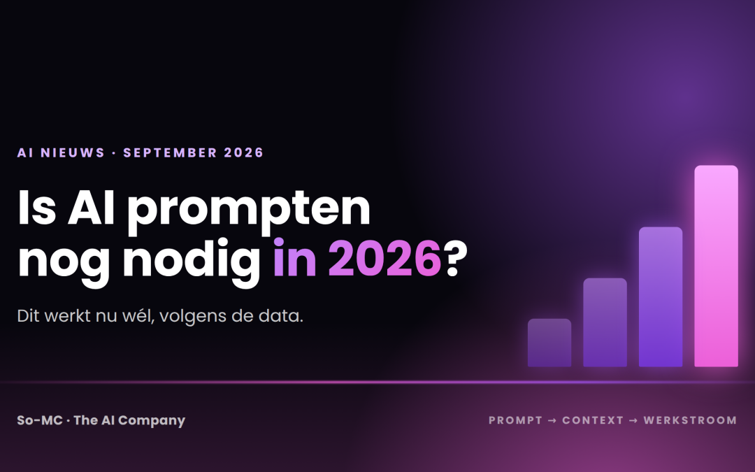 Is AI prompten nog nodig in 2026? Dit zegt de data